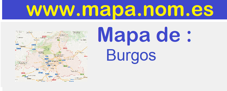 mapa de  Burgos